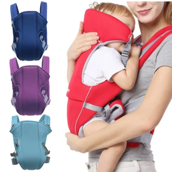Soft adjustable baby carrier in multiple colors for front carrying – comfortable baby sling for newborns and toddlers