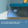 45-degree angled broom design for cleaning corners and hard-to-reach areas with no dead spots