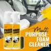 Foam cleaner for car interior and house - deep cleaning solution for seats, dashboard, and upholstery