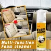 Before and after results using Eelhoe foam cleaner on car seats - effective stain and dirt removal