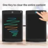 One-touch erase feature on 8.5 inch LCD writing tablet for kids
