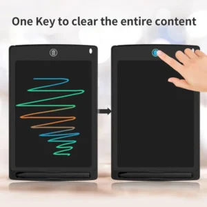 One-touch erase feature on 8.5 inch LCD writing tablet for kids