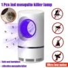 USB-powered mosquito killer lamp compatible with adapter, power bank, and laptop