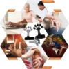 Silicone Gripster Hand Grip Trainer used for rehabilitation, arthritis relief, office stress relief, rock climbing, musicians, and elderly hand exercises