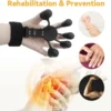 Hand rehabilitation and prevention with Silicone Gripster Hand Grip Trainer for finger pain relief, wrist recovery, and grip strength improvement