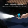 Rotary adjustable water spray nozzle in use for high-pressure cleaning