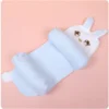 Adjustable baby head shaping pillow with breathable mesh and cute bear design for newborns