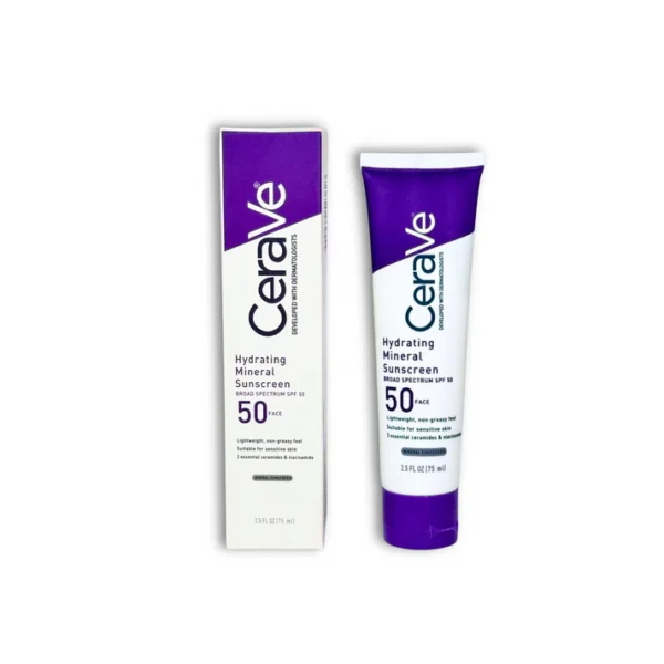 CeraVe Hydrating Mineral Sunscreen SPF 50